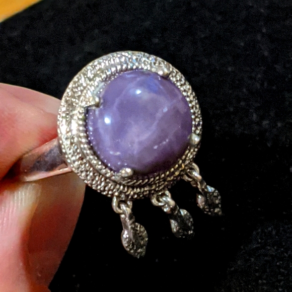 Chaorite Ring Platinum over Sterling - Picture 2 of 2